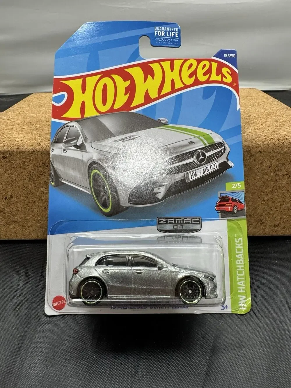Hot Wheels 2022 ZAMAC '19 Mercedes-Benz A-Class HW Hatchbacks Walmart Exclusive